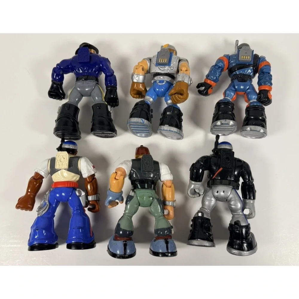 Fisher Price Rescue Heroes Action Figures Lot of 6 90's 2000's